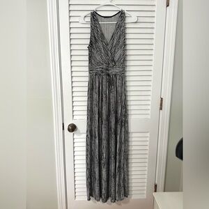 Black and white West Kei maxi